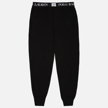Мужские брюки Polo Ralph Lauren Cookie Lounge Sleep Jogger, цвет чёрный