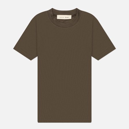 Женская футболка Fear of God ESSENTIALS Fitted, цвет коричневый
