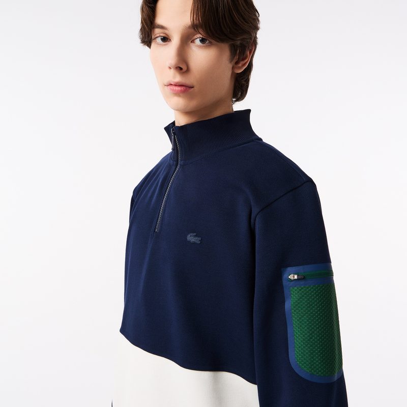 Мужская толстовка Lacoste колор-блок 4