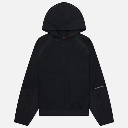 Мужская толстовка Nike Tech Dri-FIT Shori Knit Utility Hoodie, цвет чёрный