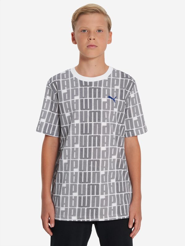 Футболка для мальчиков PUMA Logo Lab, Белый 2