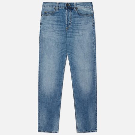 Мужские джинсы Carhartt WIP Marlow Edgewood Denim 12 Oz, цвет голубой