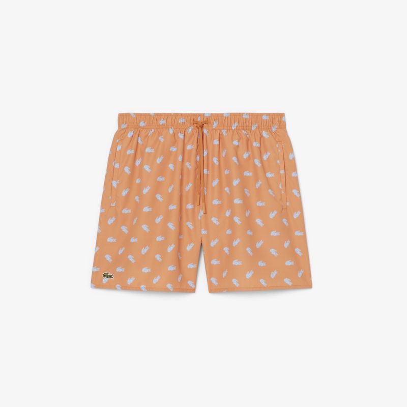 Мужские хлопковые купальные шорты Lacoste 4