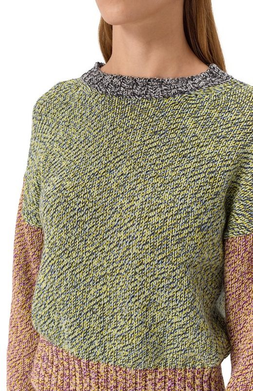 Свитер из хлопка и шерсти Weekend Max Mara 5