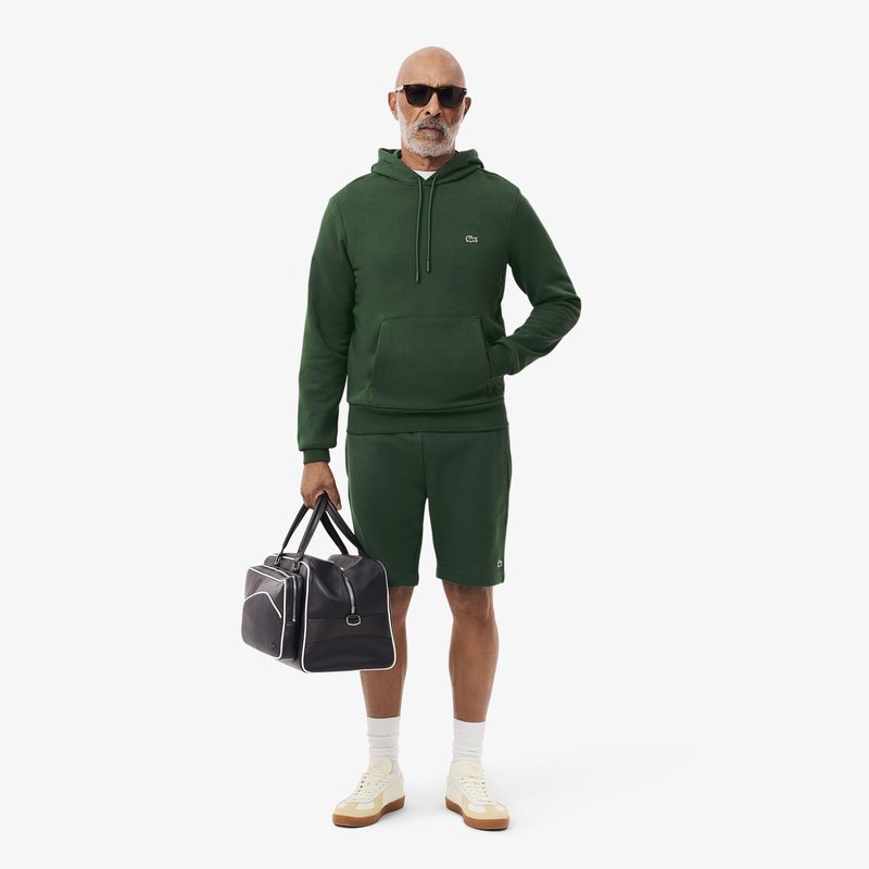 Мужское худи Lacoste классического кроя с флисом 4