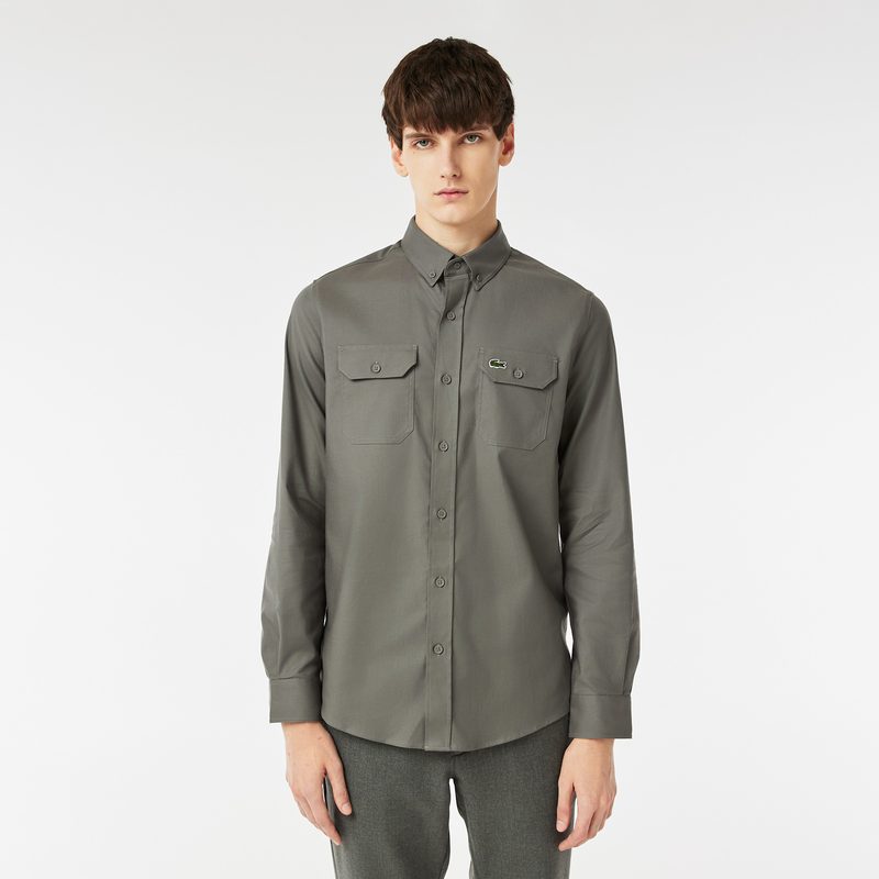 Мужская рубашка Lacoste приталенного кроя Button Collar