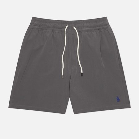 Мужские шорты Polo Ralph Lauren 5.75-Inch Traveler Classic Swim, цвет серый