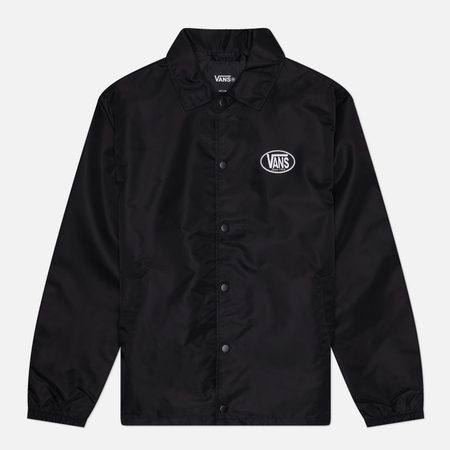 Мужская демисезонная куртка Vans Torrey Nylon Coaches, цвет чёрный