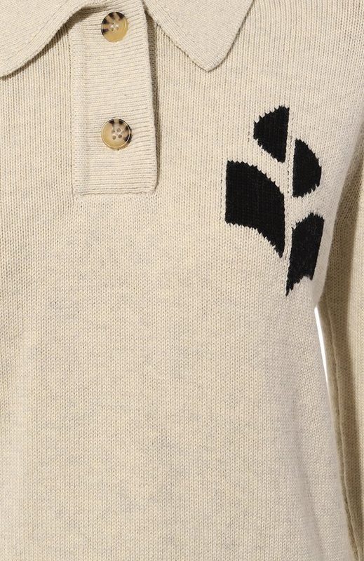 Поло из хлопка и шерсти Isabel Marant Etoile 5