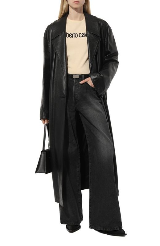 Хлопковая футболка Roberto Cavalli 2