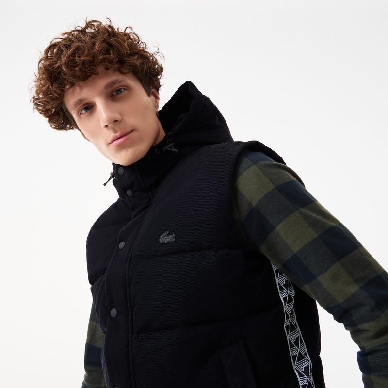 Мужской утеплённый жилет Lacoste с капюшоном 3