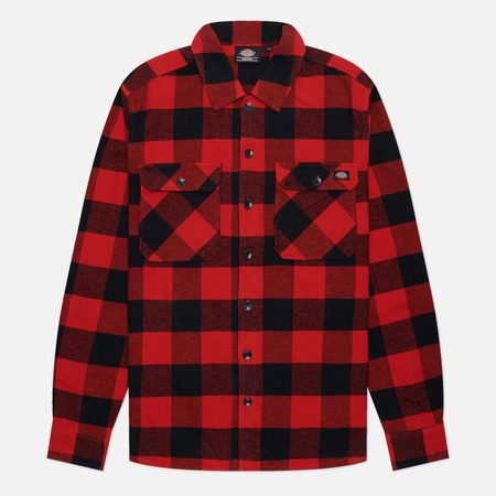 Мужская рубашка Dickies Sacramento, цвет красный