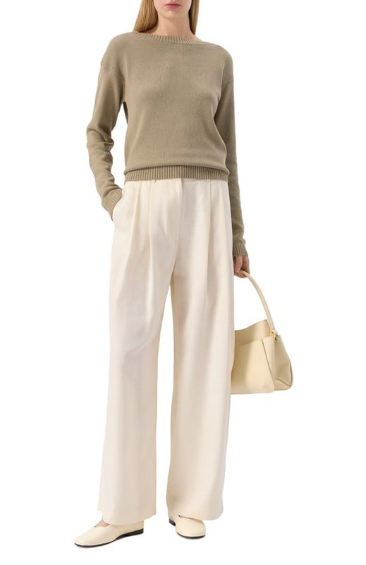 Хлопковый пуловер Max Mara Leisure 2