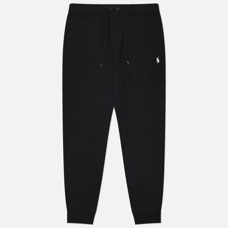 Мужские брюки Polo Ralph Lauren Double-Knit Jogger, цвет чёрный
