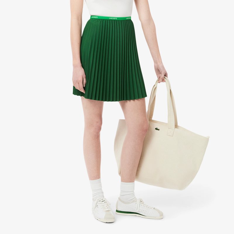 Короткая плиссированная юбка Lacoste 4