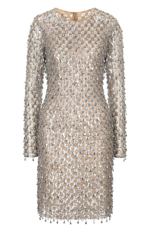 Платье с отделкой пайетками Michael Kors Collection