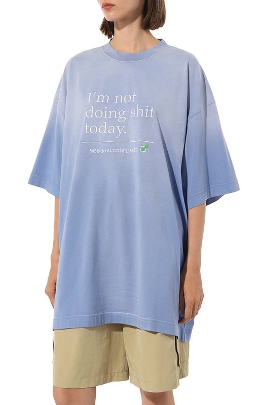 Хлопковая футболка VETEMENTS 3