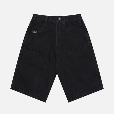 Мужские шорты HUF Kinda Loose Double Knee, цвет чёрный