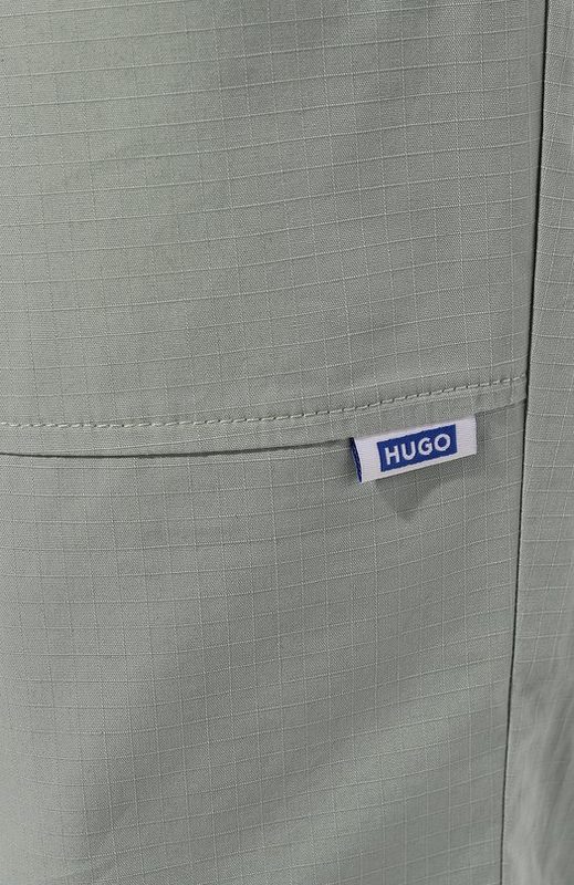 Хлопковые джоггеры HUGO Blue 5