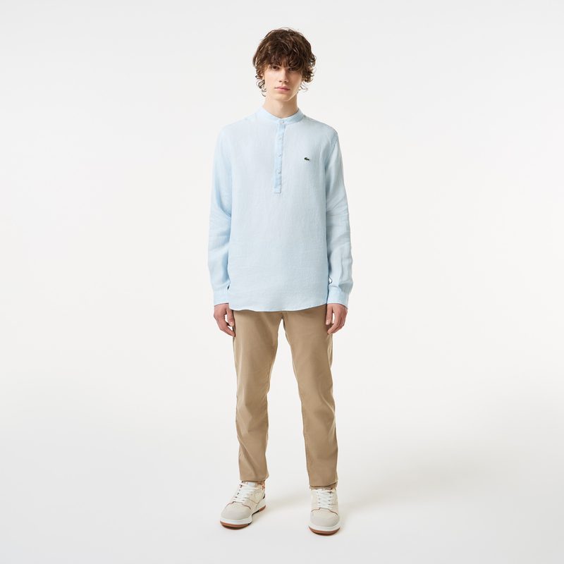 Мужская льняная рубашка Lacoste 4