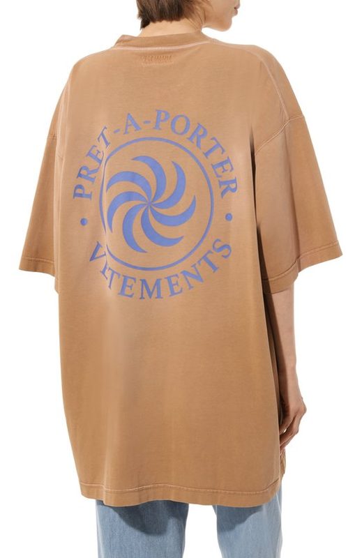Хлопковая футболка VETEMENTS 4