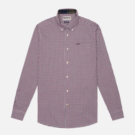 Мужская рубашка Barbour Padshaw Tailored Gingham, цвет красный