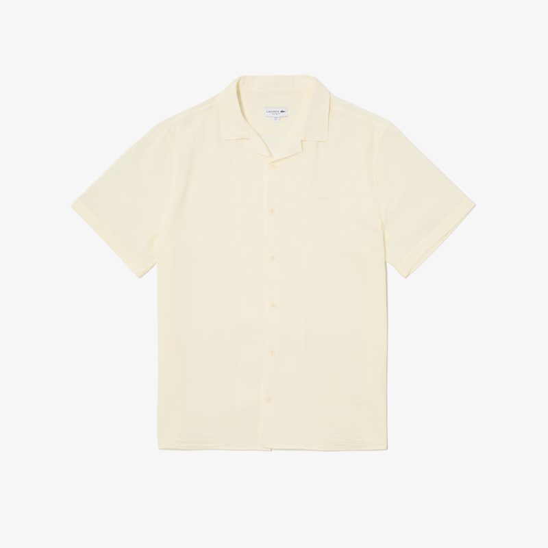 Мужская хлопковая рубашка Lacoste свободного кроя 5