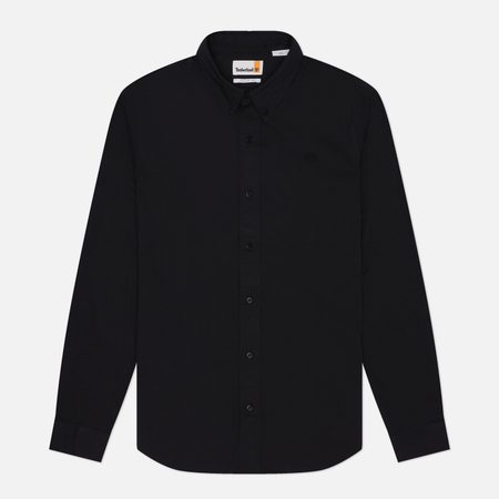 Мужская рубашка Timberland Stretch Poplin, цвет чёрный