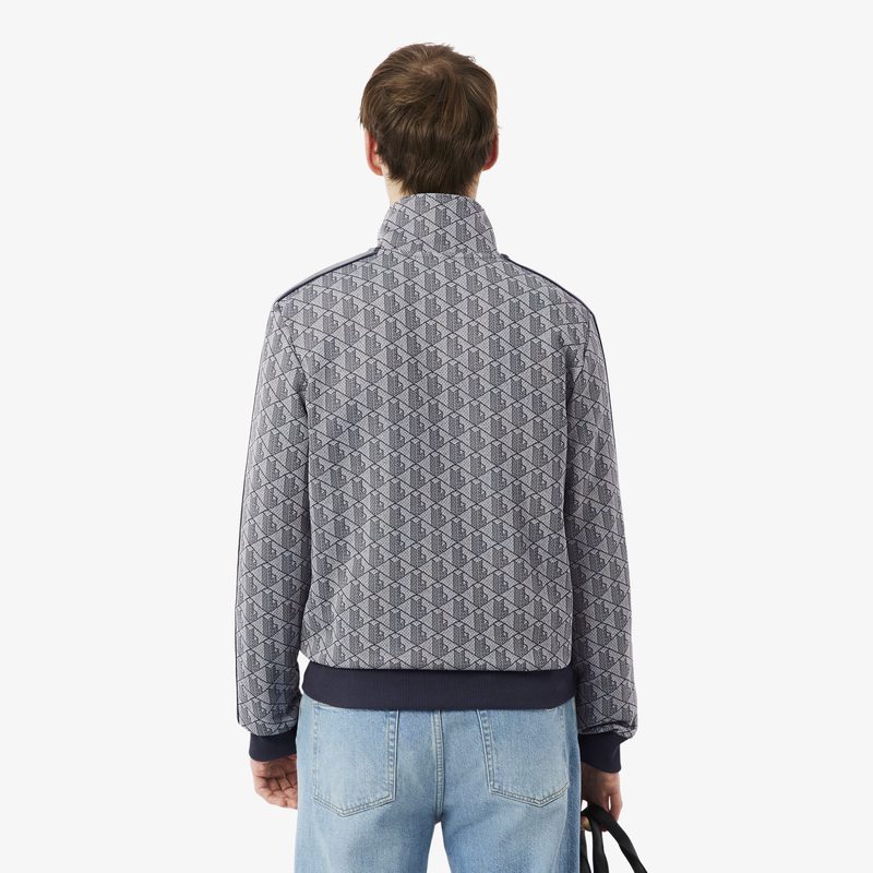 Мужская жаккардовая толстовка Lacoste PARIS с монограммой 2