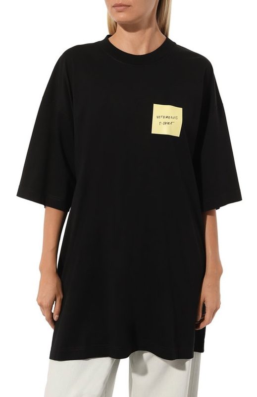 Хлопковая футболка VETEMENTS 3