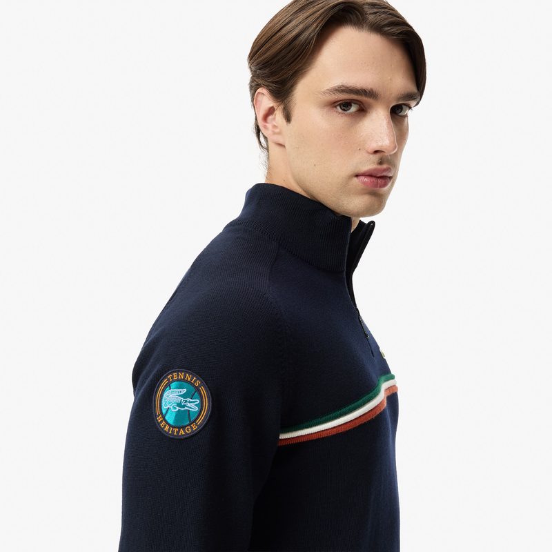 Мужской свитер Lacoste классического кроя 4