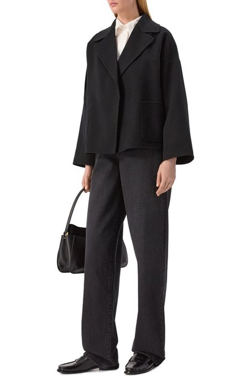 Полупальто из шерсти и кашемира Max Mara Studio 2