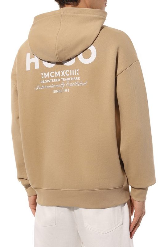 Хлопковое худи HUGO Blue 4