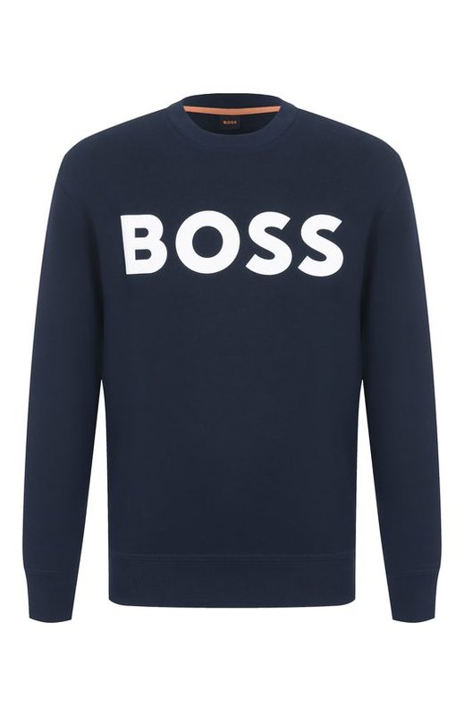 Хлопковый свитшот BOSS Orange
