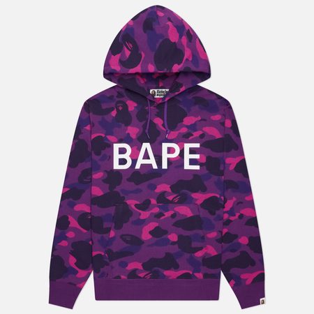 Мужская толстовка A Bathing Ape Color Camo BAPE Hoodie, цвет фиолетовый