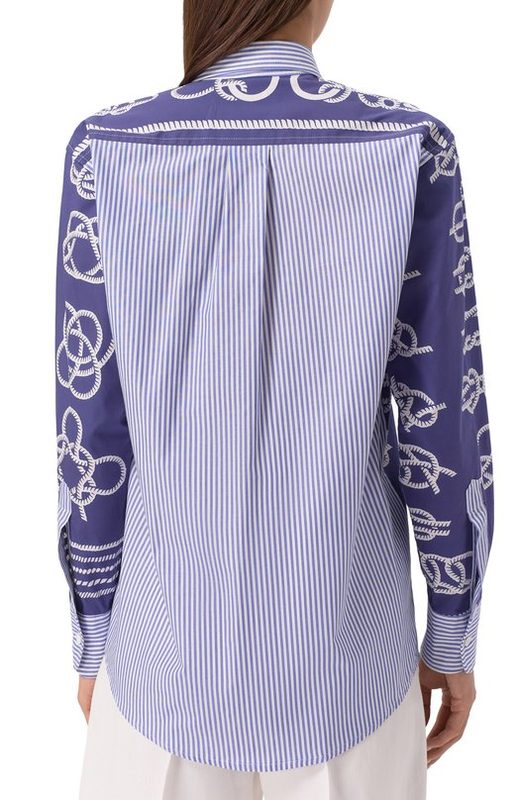 Хлопковая рубашка Forte Dei Marmi Couture 4