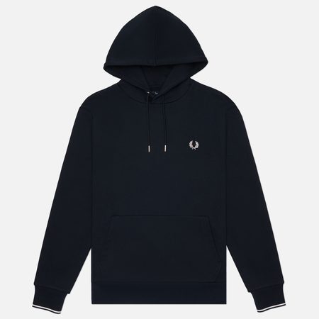 Мужская толстовка Fred Perry Tipped Hoodie, цвет синий