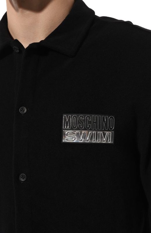 Хлопковая рубашка Moschino 5