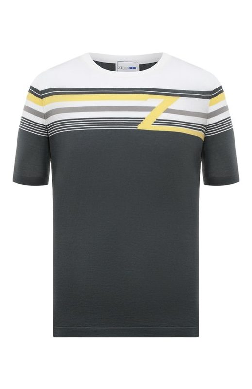 Хлопковый джемпер Zilli Sport