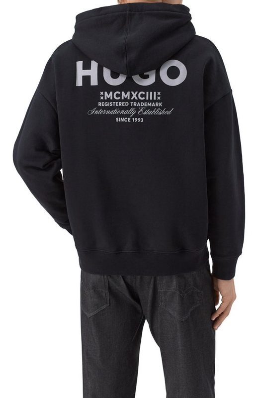 Хлопковое худи HUGO Blue 4