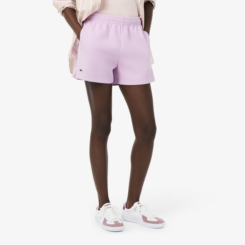 Женские хлопковые шорты Lacoste из пике 3