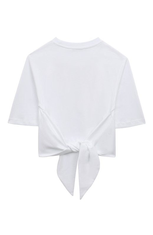 Хлопковая футболка MSGM kids 2