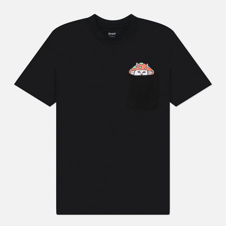 Мужская футболка RIPNDIP Lord Shroomy Pocket, цвет чёрный