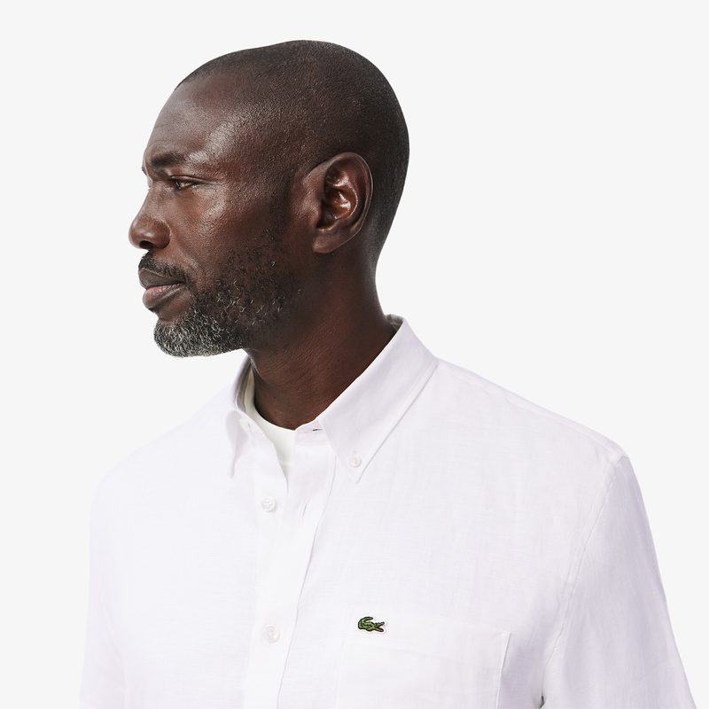 Мужская льняная рубашка Lacoste 3
