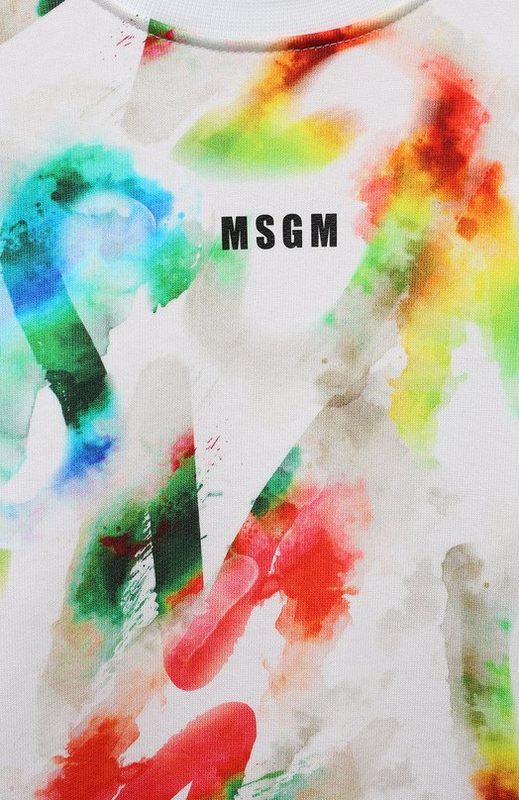 Хлопковый свитшот MSGM kids 3
