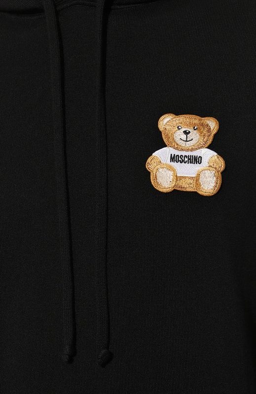 Шерстяное худи Moschino 5