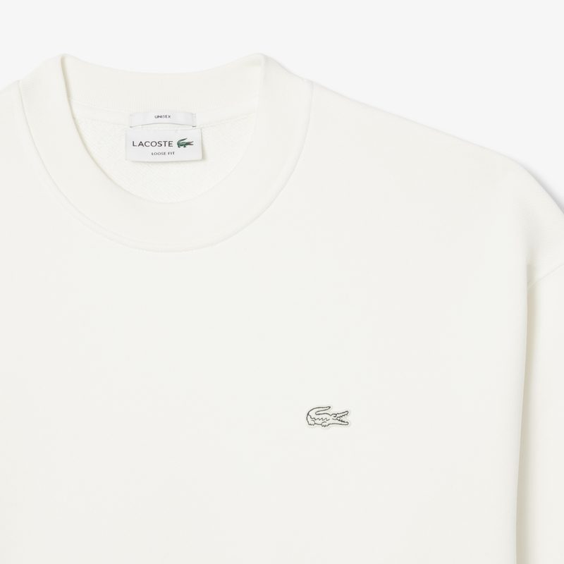 Хлопковый свитшот Lacoste свободного кроя унисекс 5