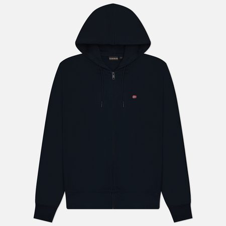 Мужская толстовка Napapijri Balis Summer Full-Zip Hoodie, цвет чёрный