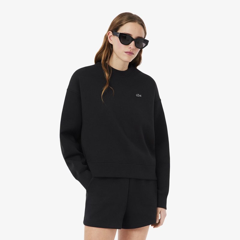 Женская двусторонняя толстовка Lacoste оверсайз