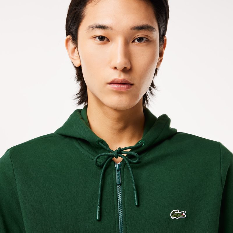 Мужская флисовая толстовка Lacoste на молнии 5